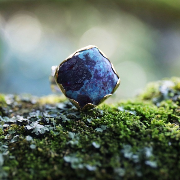 Stunning Shattuckite Silver Ring - Picture 5 of 5